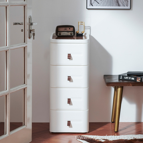 High Quality Wooden Nightstand with Four Drawers